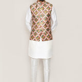 Printed Jacquard Multicolor Jacket