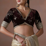 Soft Golden Solid Silk Saree