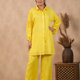 Lemon Yellow Santoon Co-Ord Set