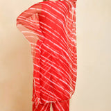 Red Georgette Ready To Wear Kurta Set