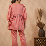 Rose Pink Santoon Co-Ord Set