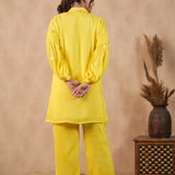 Lemon Yellow Santoon Co-Ord Set