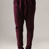 Purple Raw Silk Anarkali Set