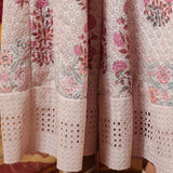 Pinkish Cream Cotton Floral Printed Co-Ord Set