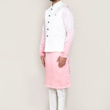 White Cotton Satin Jacket