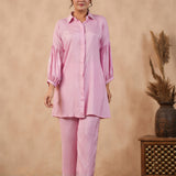 Blush Pink Santoon Co-Ord Set