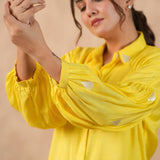 Lemon Yellow Santoon Co-Ord Set