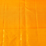 Golden Turmeric Yellow Kanjivaram Silk Saree
