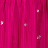 Royal Pink Chinon Silk Embroidered Kurta Set