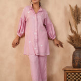 Flamingo Pink Santoon Co-Ord Set