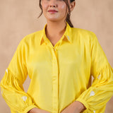 Lemon Yellow Santoon Co-Ord Set