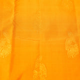 Golden Turmeric Yellow Kanjivaram Silk Saree