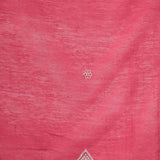 Maroon Chanderi Silk Kurta Set With Zari Work