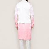 White Cotton Satin Jacket