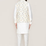 Paper White Cotton Thread Work
