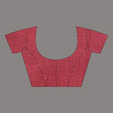 Yellow Pure Silk Saree With Block Print