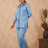 Carolina Blue Santoon Co-Ord Set