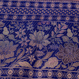 Pastel Pink Floral Kanjivaram Silk Saree