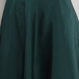 Dark Green Tafta Silk Lehnga Top And Dupatta Set