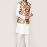 Printed Jacquard Multicolor Jacket
