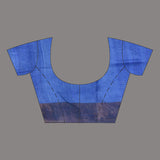 Pink Tussar Silk Saree With Printed Floral Jaal