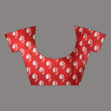 White Pure Silk Saree With Printed Design