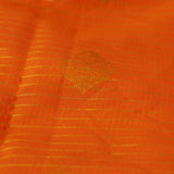 Classic Bright Orange Kanjivaram Silk Saree