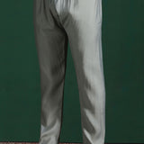Mint Green Cotton Blend Kurta Set With Printed Nehru Jacket