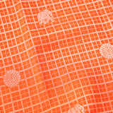 Bright Orange Kanjivaram Silk Saree