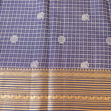 Navy Blue Kanjivaram Silk Saree