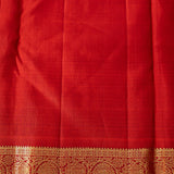Forest Green Floral Kanjivaram Silk Saree