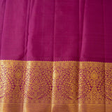 Greyish Blue Kanjivaram Silk Saree