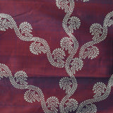 Wine Katan Silk Saree With Printed Design
