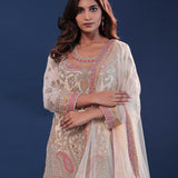 Cream Kurta Set