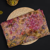 Multicolour Floral Printed Organza Saree