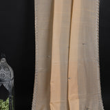 Off-White Embroidered Cotton Saree