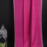 Royal Pink Embroidered Silk Saree