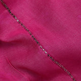 Dark Rose Pink Embroidered Silk Saree