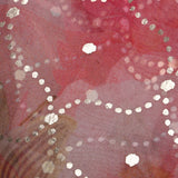 Pastel Pink Floral Printed Organza Saree