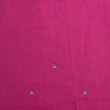 Rich Pink Embroidered Silk Saree