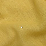 Pale Yellow Embroidered Linen Saree