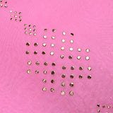 Soft Rose Pink Foil Printed Organza Saree