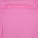 Soft Rose Pink Foil Printed Organza Saree