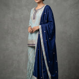 Plain Silk Blend Salwar Set