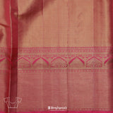 Light Turquoise Kanjivaram Silk Saree With Floral Paisley Weaving
