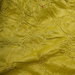 Spectrum Yellow Bandhani Kanjivaram Saree