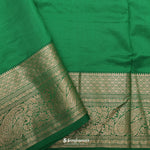 Cardinal Purple Printed Kanjivaram Silk Saree With Floral Design