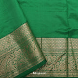 Cardinal Purple Printed Kanjivaram Silk Saree With Floral Design