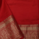 Ash Gray Printed Silk Saree With Kanjivaram Border